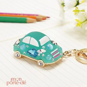 Porte-clé voiture La Coquette en cuir élégant