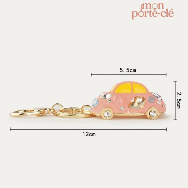 Porte-clé La Coquette unique pour personnaliser votre véhicule