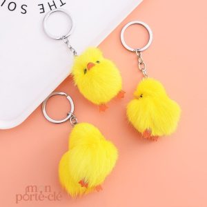 Porte-clé poussin, un compagnon amusant pour vos clés