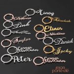 Porte-Clé Prénom personnalisé en acrylique coloré