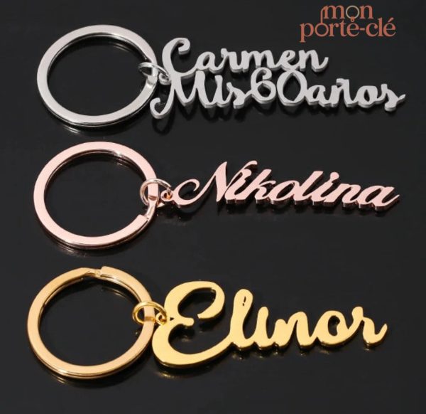Porte-Clé Prénom personnalisé, cadeau idéal pour tous