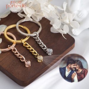 Porte-clé photo projection