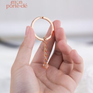 Porte-clé personnalisé avec photo projetée