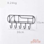 Rangement mural pour clés