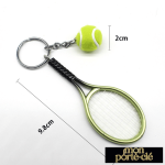 Porte-clé inspiré du tennis, ajout de style sportif