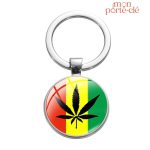 Porte-clé inspiré de la culture rasta
