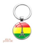 Porte-clé original aux motifs jamaïcains