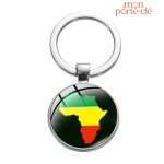 Porte-clé tendance avec style rasta