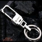 Porte-clé design rectangulaire en acier inoxydable