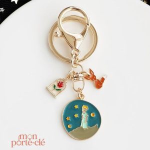 Porte-clé en forme de renard inspiré du Petit Prince