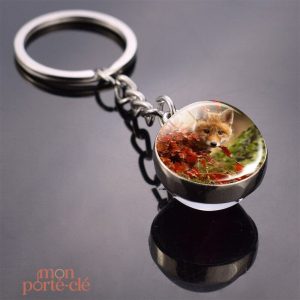 Porte-clé Renard avec design élégant