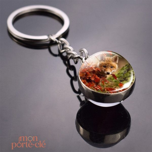 Porte-clé Renard avec design élégant