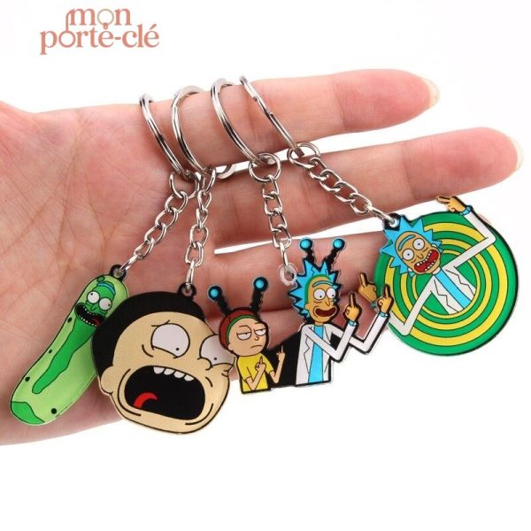 Porte-Clé amusant Rick et Morty