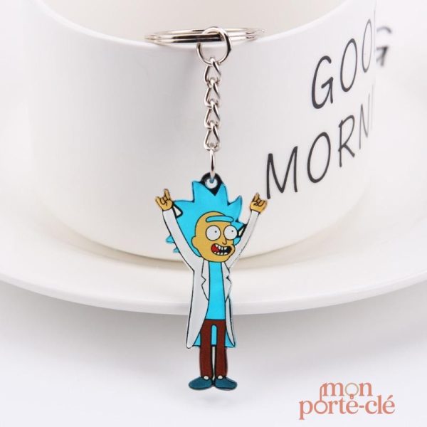Porte-Clé tendance Rick et Morty