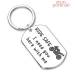 Porte-clé moto Ride Safe design élégant et fonctionnel