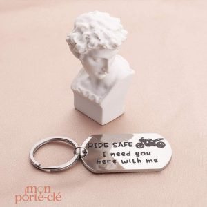 Porte-clé Ride Safe, un symbole de sécurité à moto