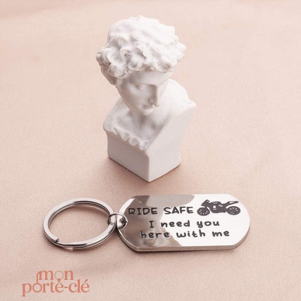 Porte-clé Ride Safe, un symbole de sécurité à moto