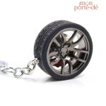 Porte-clé voiture en forme de roue