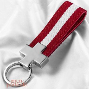 Porte-clé en acier pour homme, design élégant