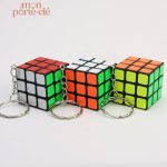 Porte-clé amusant Rubik's Cube coloré