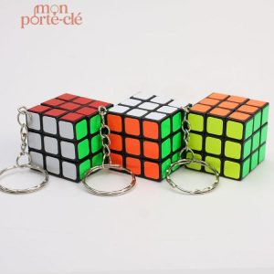Porte-clé amusant Rubik's Cube coloré