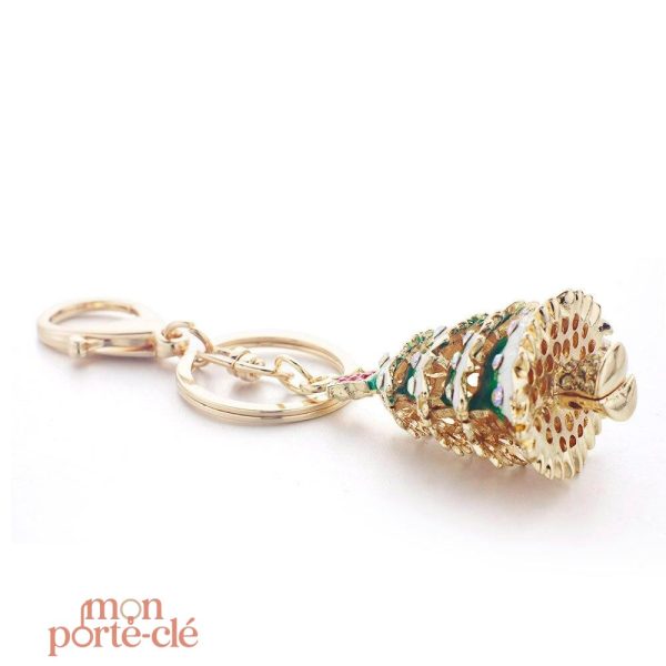 Porte-clé original sapin pour les fêtes de fin d'année