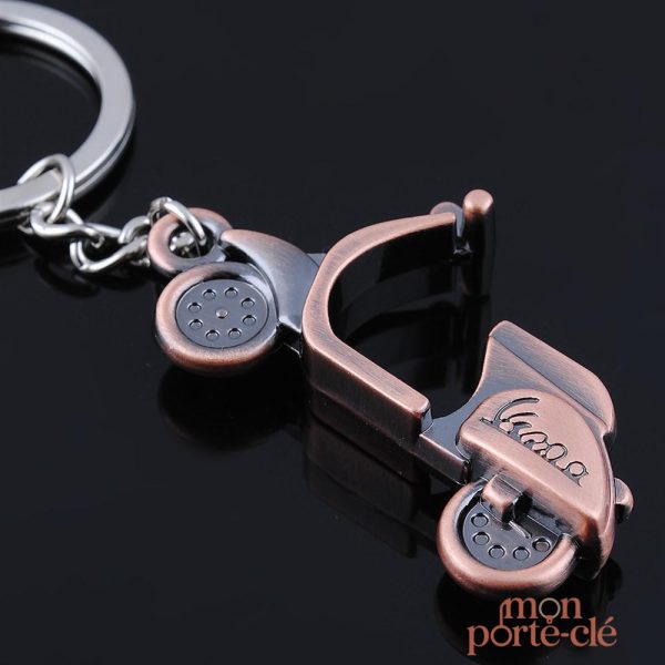 Porte-clé Moto Vespa, accessoire pour passionnés de scooters