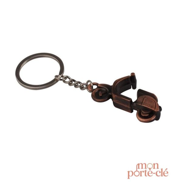 Porte-clé scooter, design unique inspiré de la Vespa