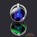 Porte-clé Signe Astrologique Scorpion, accessoire tendance