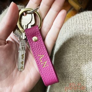 Porte-clé simili cuir avec design raffiné