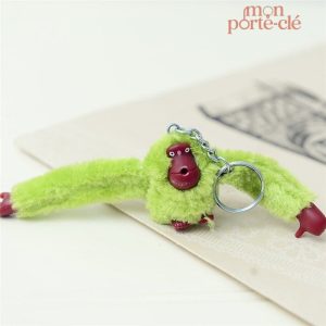 Porte-clé en forme de singe, idéal pour les collectionneurs