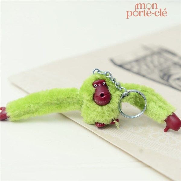 Porte-clé en forme de singe, idéal pour les collectionneurs