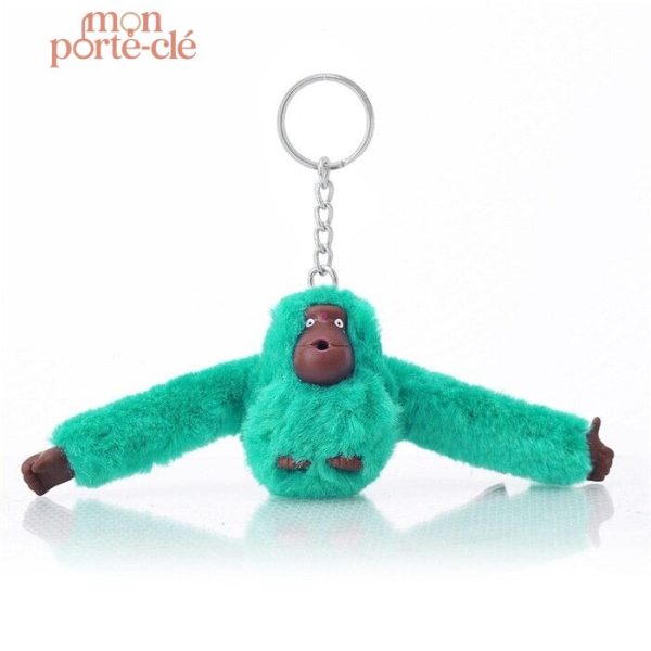 Porte-clé original en forme de singe, pratique et léger