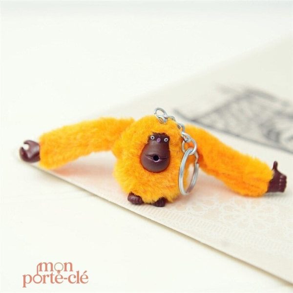 Singe kawaii porte-clé, ajout amusant à vos clés
