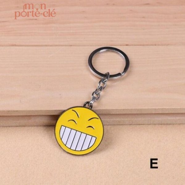 Porte-clé tendance avec expressions joyeuses