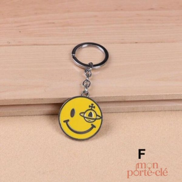 Porte-clé original en forme de smileys