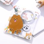 Porte-clé original représentant un Spitz