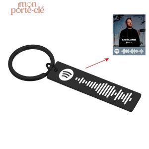 Porte-Clé Spotify pour cadeaux originaux