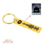 Porte-Clé avec code Spotify scannable