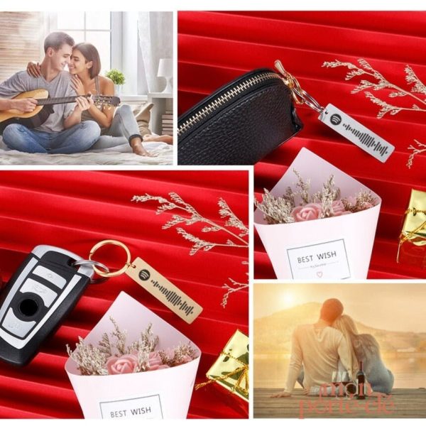 Porte-Clé musical personnalisé à offrir