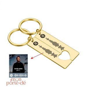 Porte-Clé musical pour couples