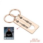 Accessoire couple : Porte-Clé Spotify