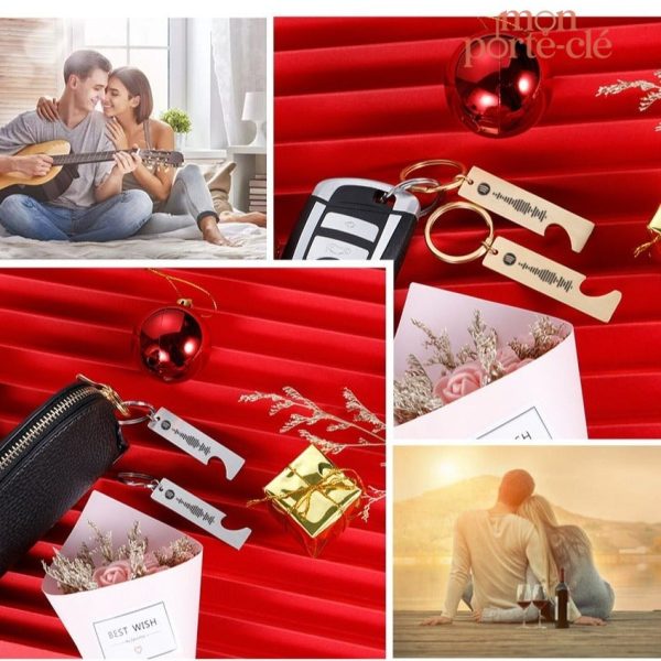 Porte-Clé sentimental pour duo