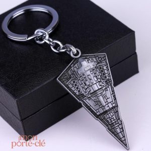Porte-clé Star Wars avec design de vaisseaux spatiaux