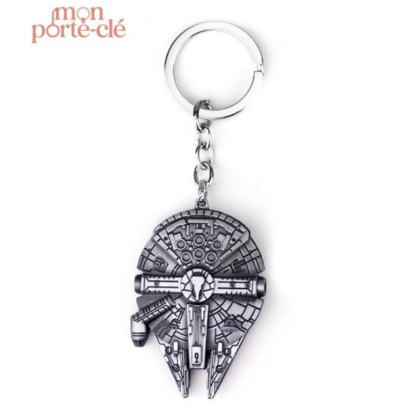 Porte-clé à thème Star Wars avec vaisseaux iconiques