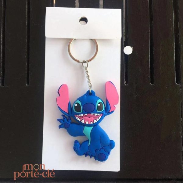 Porte-clé amusant en forme de Stitch