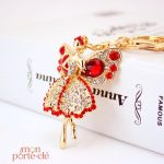 Accessoire porte-clé créatif en forme d'ange