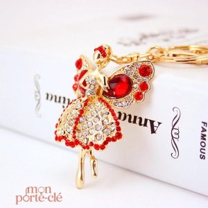 Accessoire porte-clé créatif en forme d'ange