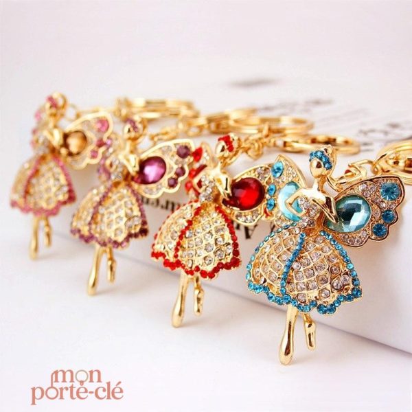 Porte-clé avec design d'ange pour un cadeau unique