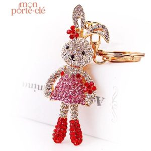 Porte-clé Mademoiselle Lapin original